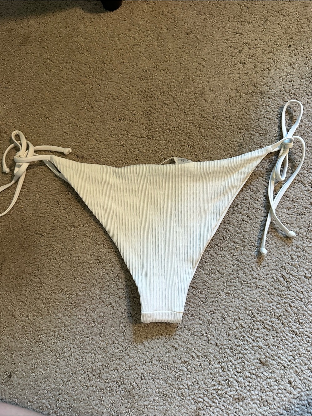 NWOT L*space ribbed bikini bottoms cream - Picture 4 of 4